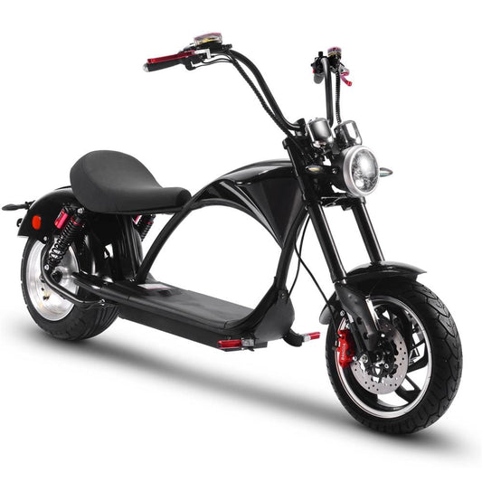 MotoTec MotoTec - MotoTec Lowboy 60v 20ah 2500w Lithium Electric Scooter Black | MT-LowBoy-60v-2500w_Black