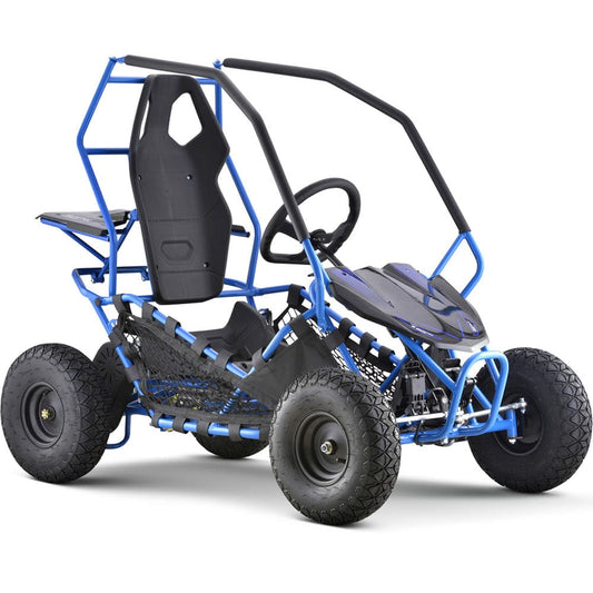MotoTec MotoTec - MotoTec Maverick Go Kart 36v 1000w Blue | MT-GK-Maverick-1000w_Blue