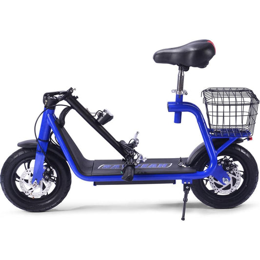 MotoTec MotoTec - MotoTec Metro 36v 350w Lithium Electric Scooter Blue | MT-Metro-36v-350w_Blue