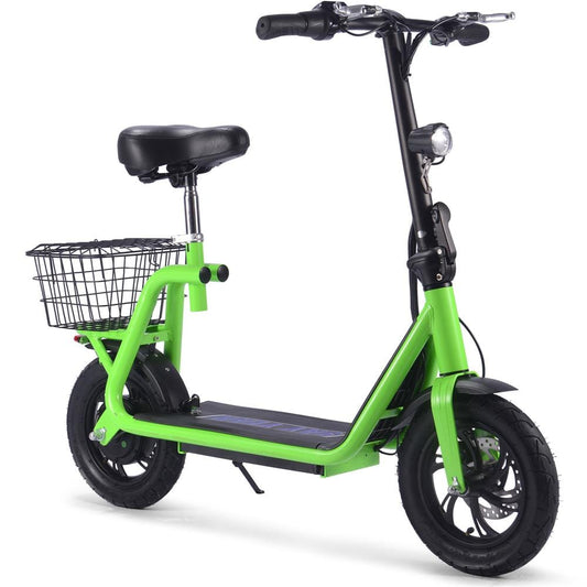 MotoTec MotoTec - MotoTec Metro 36v 350w Lithium Electric Scooter Green | MT-Metro-36v-350w_Green