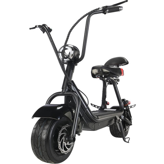 MotoTec MotoTec - MotoTec Mini Fat Tire 48V 500w Lithium Electric Scooter | MT-Mini-Fat-Tire-48v-500w_Black