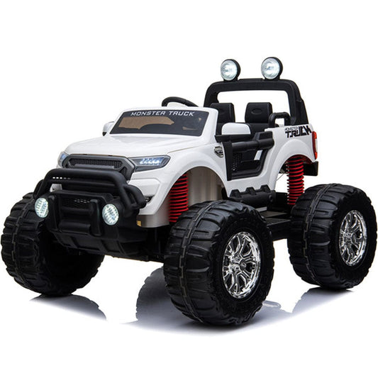 MotoTec MotoTec - MotoTec Monster Truck 4x4 12v White (2.4ghz) | MT-550-MonsterTruck-12v_White