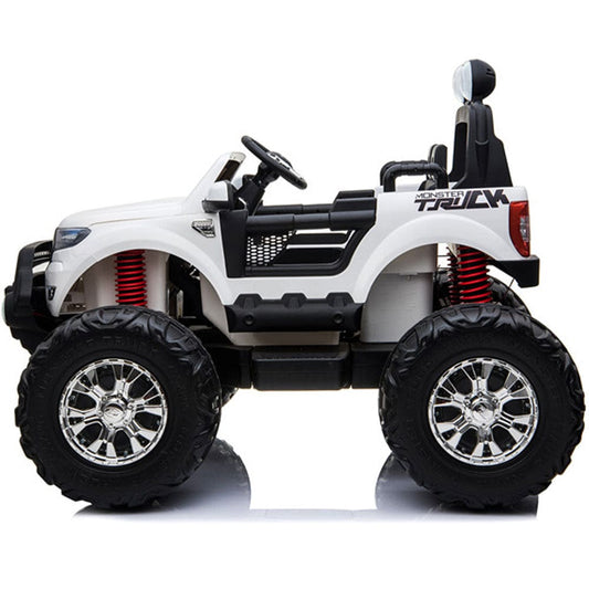MotoTec MotoTec - MotoTec Monster Truck 4x4 12v White (2.4ghz) | MT-550-MonsterTruck-12v_White