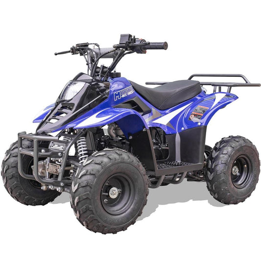 MotoTec MotoTec - MotoTec Rex 110cc 4-Stroke Kids Gas ATV Blue | MT-ATV-Rex-110cc_Blue