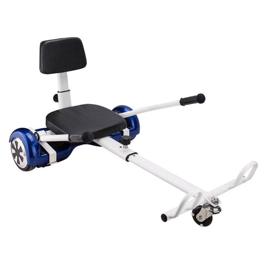 MotoTec MotoTec - MotoTec Self Balancing Scooter Go Kart Attachment White | MT-HoverGoKart_White