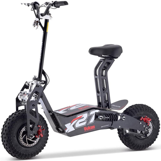 MotoTec MotoTec - MotoTec Vulcan 48v 1600w Electric Scooter Black | MT-Vulcan-1600w_Black