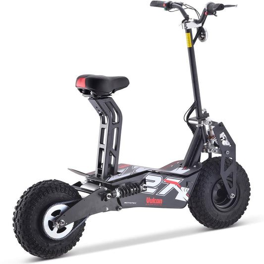 MotoTec MotoTec - MotoTec Vulcan 48v 1600w Electric Scooter Black | MT-Vulcan-1600w_Black