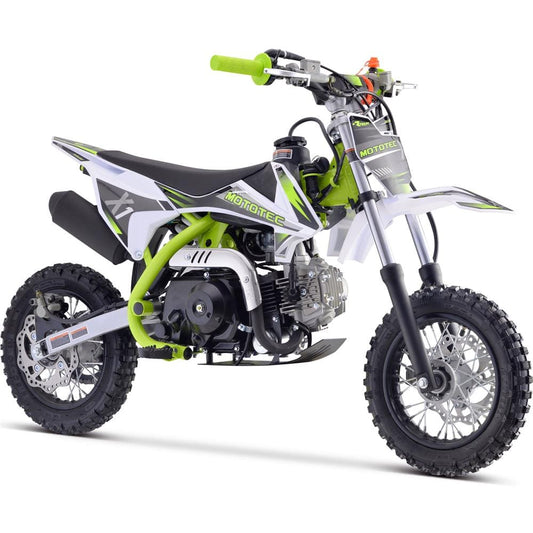 MotoTec MotoTec - MotoTec X1 110cc 4-Stroke Gas Dirt Bike Green | MT-DB-X1-70cc_Green