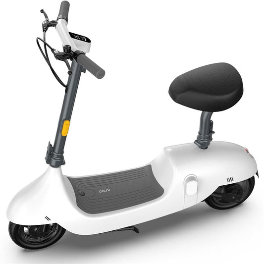 MotoTec MotoTec - Okai Beetle 36v 350w Lithium Electric Scooter White | Okai-Beetle-350w_White
