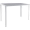 Hanover - Outdoor Dining Set With Naples Aluminum Glass Bar Table - White/Grey - NAPDNBRTBL-WG