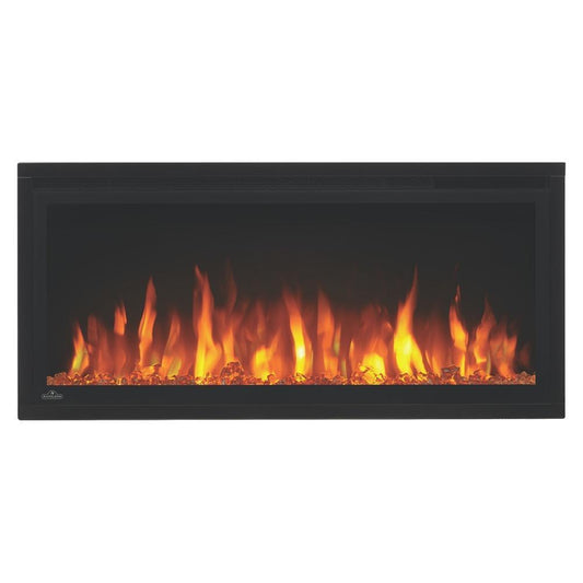 Napoleon Built-In Electric Fireplace 36 Entice™ Electric Fireplace, Glass Front, Black