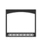 Napoleon Hearth 30" Black Decorative Safety Barrier Black Heritage Decorative Safety Barrier | B30