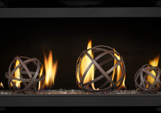 Napoleon Hearth 38" Wrought Iron Globes Napoleon - Wrought Iron Globes - Naturally Rusted | LVXX