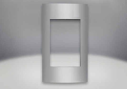 Napoleon Hearth Contemporary Brushed Stainless Steel Surround with Safety Barrier | CFS19SB