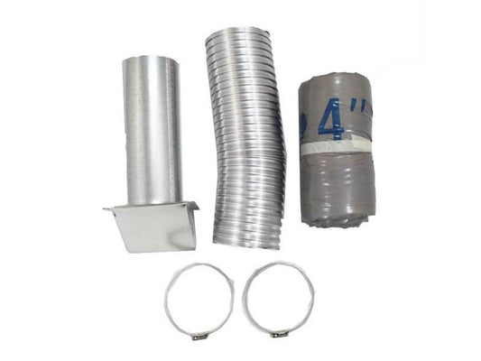 Napoleon Hearth Outside Air Kit - 4 feet insulated flexpipe (4" dia.) with through the wall vent | 111KT