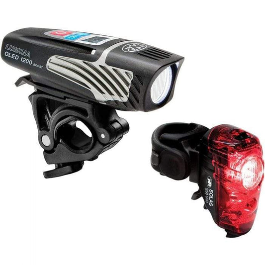 NITERIDER Bike & Fitness > Bike Accessories > Bike Lights NITERIDER - LUMINA OLED 1200 & SOLAS COMBO
