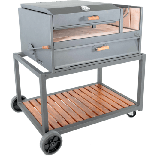 Nuke Wood Burning Grill Nuke Delta 40-Inch Argentinian-Style Gaucho Grill