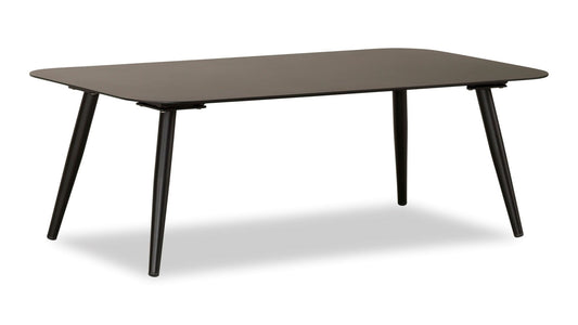 Harmonia Living - Olio Rectangular Coffee Table - Black | OLIO-BK-CT-REC
