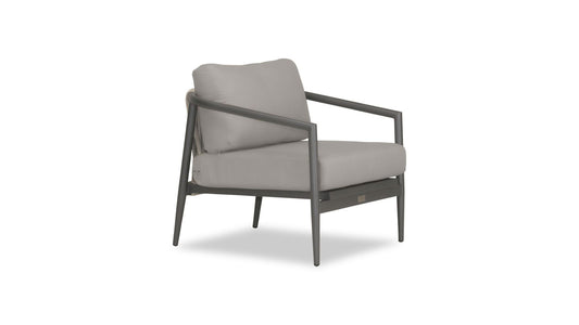 Harmonia Living - Olio Club Chair - Slate/Pebble Gray | OLIO-SL-PG-CC