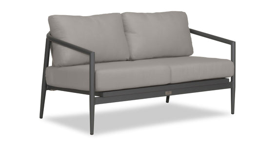 Harmonia Living - Olio Loveseat - Slate/Pebble Gray | OLIO-SL-PG-LS