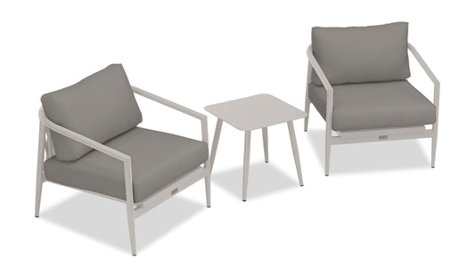 Harmonia Living - Olio 3 Piece Club Chair Set - Urban Stone/Carrera | OLIO-US-CAR-SET104