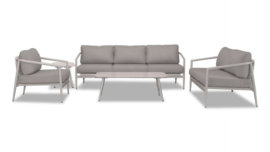 Harmonia Living - Olio 5 Piece Sofa Set - Urban Stone/Carrera | OLIO-US-CAR-SET136