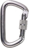 OMEGA PACIFIC Work & Rescue > Omega Carabiners SG BRIGHT NFPA OMEGA 1/2" MODIFIED "D" ALUMINUM