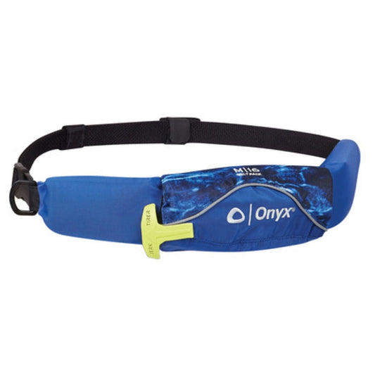 Onyx Marine/Water Sports : Lifevests Onyx M-16 Manual Belt Pack IPFD Mossy Oak Elements Marlin