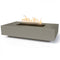 The Outdoor Plus - Cabo 56 Inch Linear Concrete Match Lit Fire Pit - OPT-CBLN56