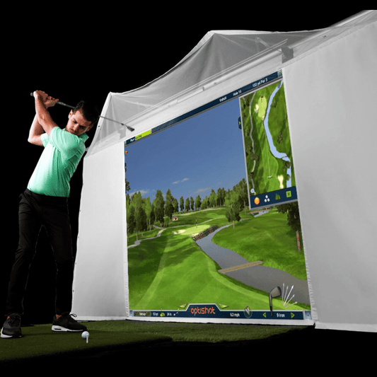 OptiShot Golf OptiShot Accessories HomeCourse Pro Screen 8' 6"H x 10'W x 8'D | Golf Simulator Screen