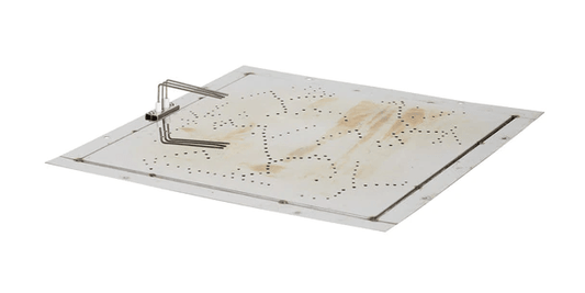 Outdoor Greatroom Drop-in Crystal Fire Burners Pans 19" X 19" Square Stainless Steel Gas Burner (NF-1919)