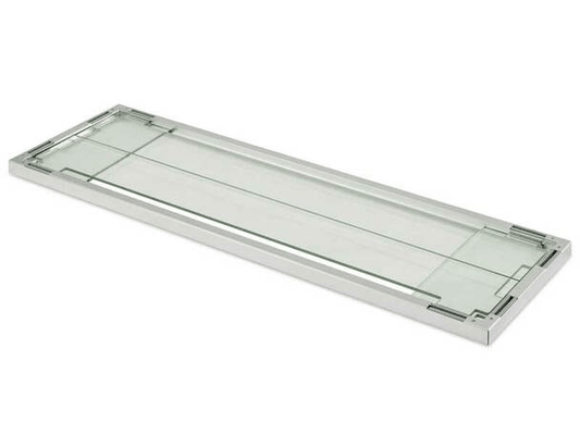 Outdoor Greatroom Fire Pit Table Accessories Folding 12" x 42" Glass Guard (FWG-1242)