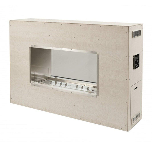 Outdoor Greatroom Linear Crystal Fire Burners 40" Linear Ready-to-Finish Fireplace (RLFP-40DLP)