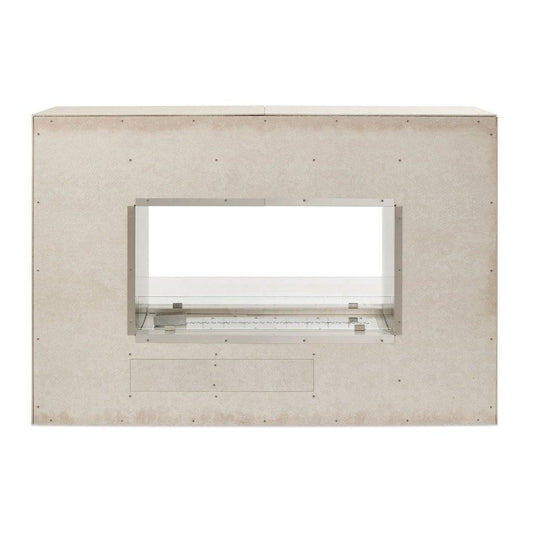 Outdoor Greatroom Linear Crystal Fire Burners 40" Linear Ready-to-Finish See-Through Fireplace (RSTL-40DNG)