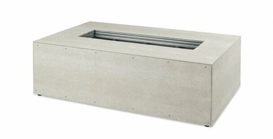 Outdoor Greatroom Linear Crystal Fire Burners 72" X 36" Linear Ready-to-Finish Fire Pit Table Base (RF72L)