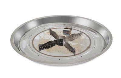 Outdoor Greatroom Round Crystal Fire Burners 30" Round Brown Gas Burner (CFP30BRN)
