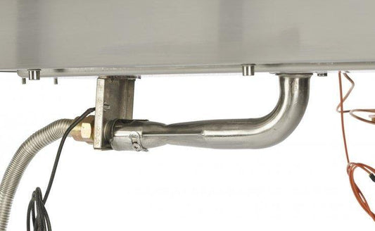 Outdoor Greatroom Round Crystal Fire Burners 30" Round Stainless Steel Crystal Fire® Plus Gas Burner