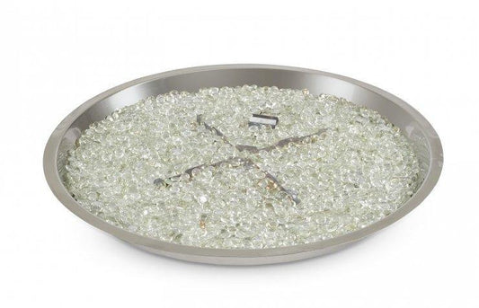 Outdoor Greatroom Round Crystal Fire Burners Round Crystal Fire Plus Gas Burners - More Sizes