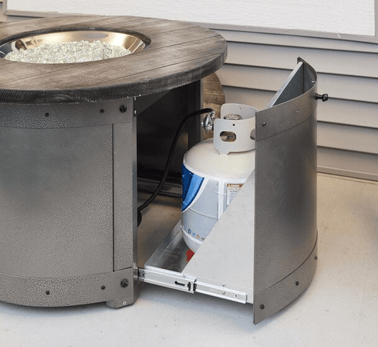 Outdoor Greatroom Round Fire Pit Tables Edison Gas Fire Pit Table (ED-20)