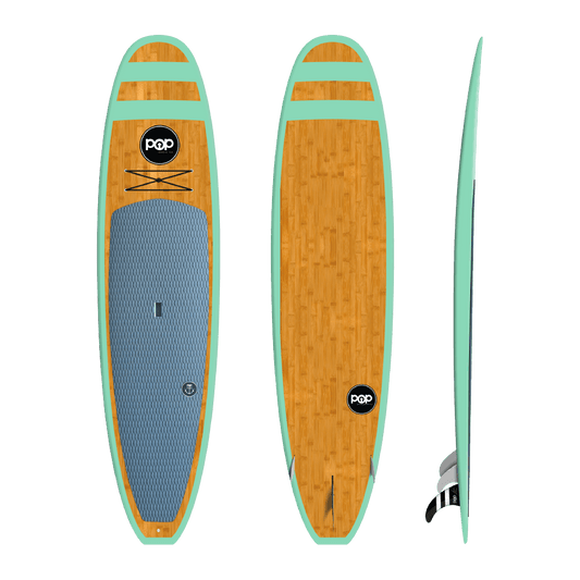 POP Board Co. Paddle Board POP Board Co. - 11'0 Huckleberry Mint (Bamboo)