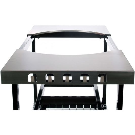Primo Grills Primo Grills Accessories Primo Grills Cart Base with Basket and SS Side Shelves for Oval JR 200