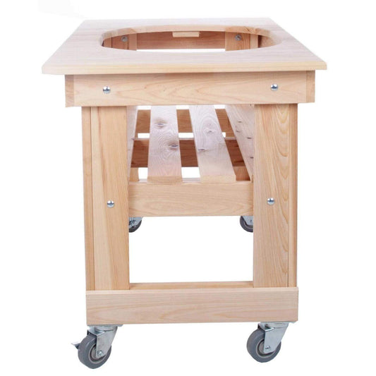 Primo Grills Primo Grills Accessories Primo Grills Cypress Table, Compact, for Oval XL 400 (incl PG00400)