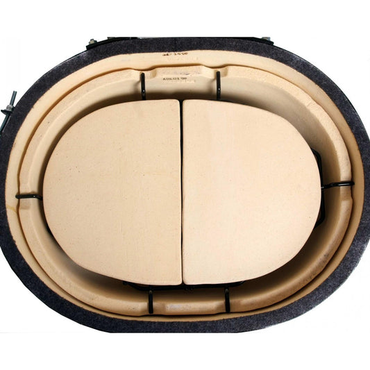 Primo Grills Primo Grills Accessories Primo Grills Heat Deflector Plates for Oval JR 200 (2 pcs.)