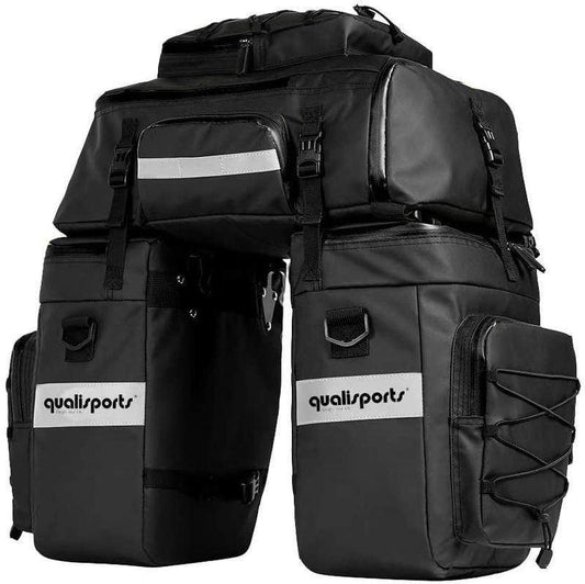 Qualisports E-Bikes Accessories Qualisports PANNIER BAG SET 3 IN 1