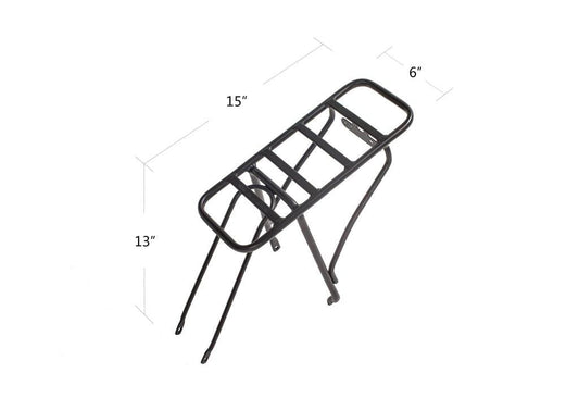 Qualisports E-Bikes Accessories Qualisports REAR RACK-DOLPHIN