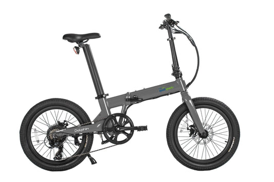 Qualisports E-Bikes Glossy Metallic Grey Qualisports DOLPHIN E-Bikes