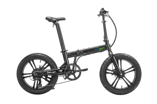 Qualisports E-Bikes Satin Black Qualisports BELUGA E-Bikes