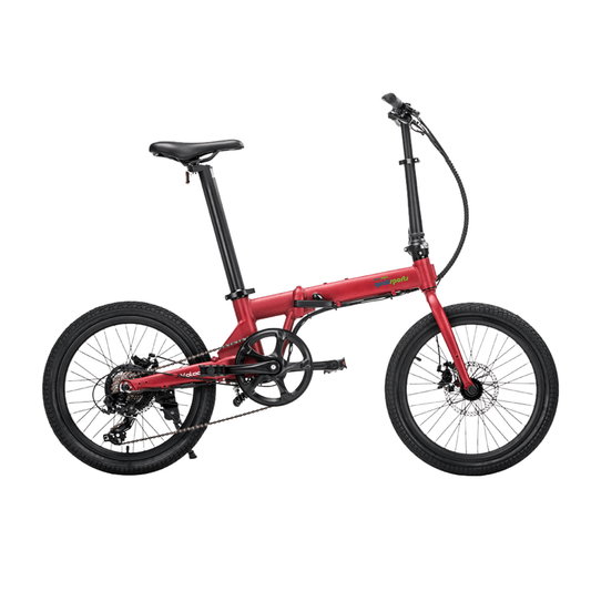 Qualisports E-Bikes Satin Dark Red Qualisports VOLADOR E-Bikes
