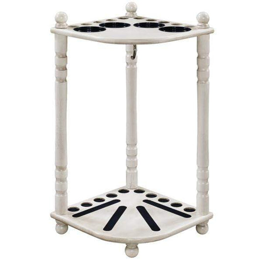 RAM Game Room Cue Racks RAM Game Room - FLOOR CUE RACK - ANTIQUE WHITE