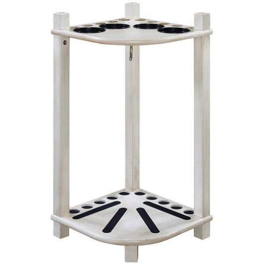 RAM Game Room Cue Racks RAM Game Room - FLOOR CUE RACK-SQUARE LEG-ANTIQUE WHITE